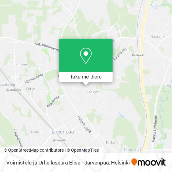 Voimistelu-ja Urheiluseura Elise - Järvenpää map