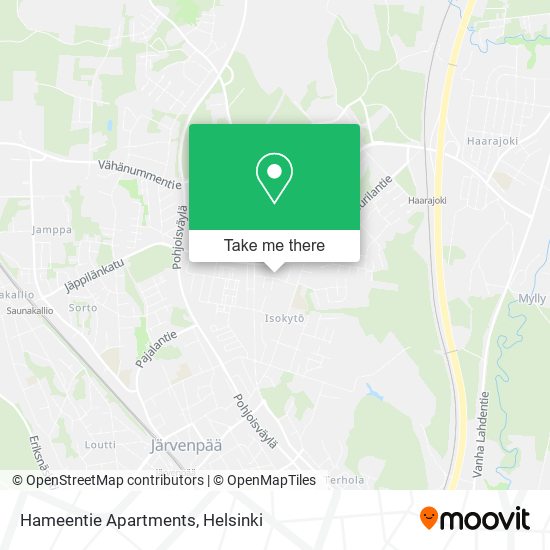 Hameentie Apartments map