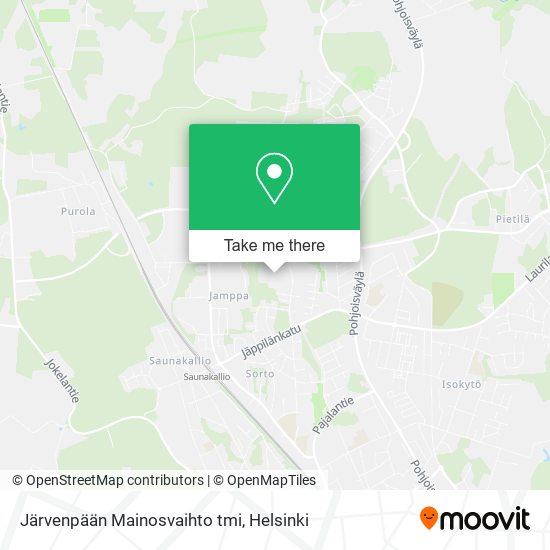 Järvenpään Mainosvaihto tmi map