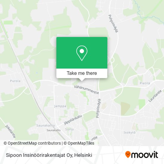 Sipoon Insinöörirakentajat Oy map