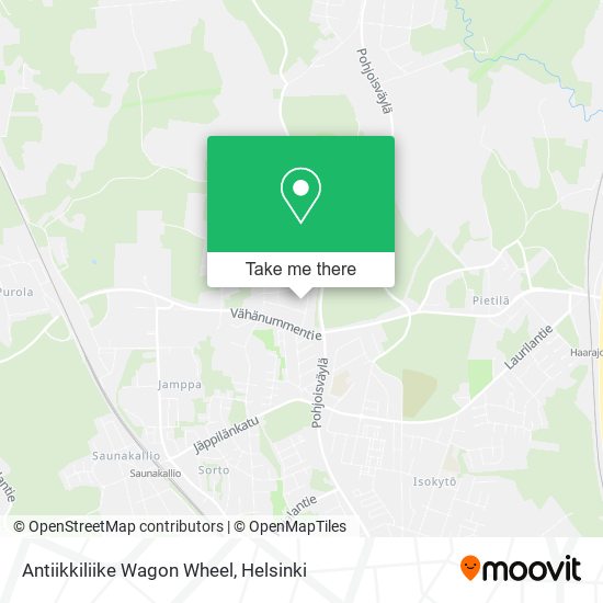 Antiikkiliike Wagon Wheel map