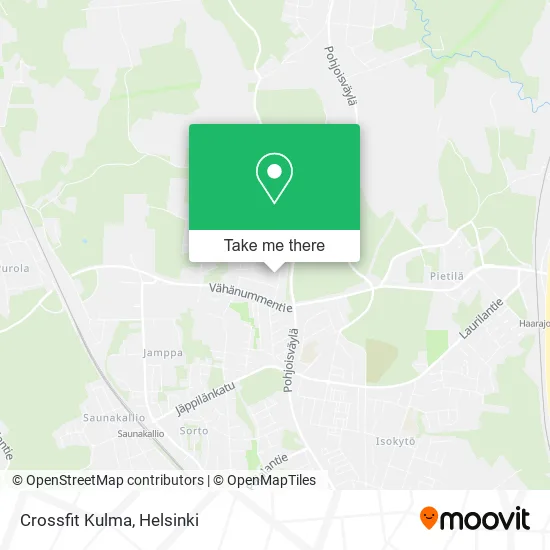 Crossfit Kulma map