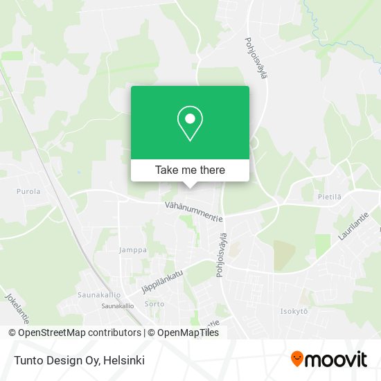 Tunto Design Oy map