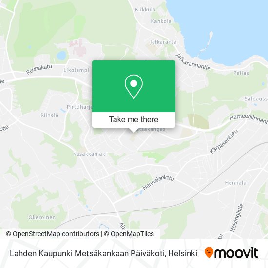 Lahden Kaupunki Metsäkankaan Päiväkoti map