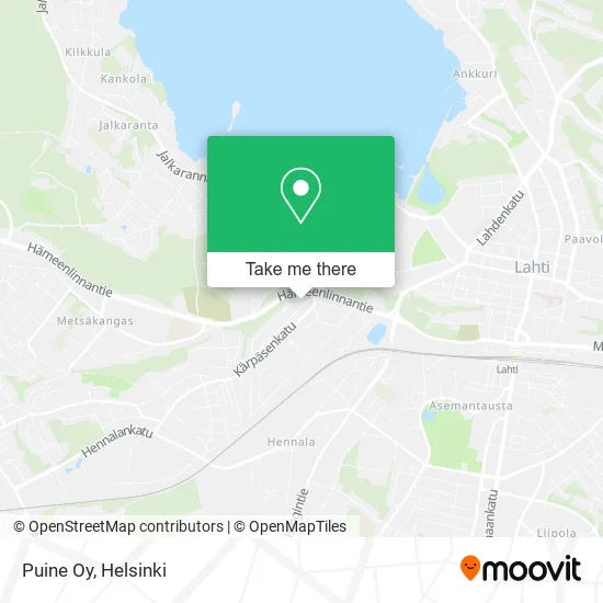 Puine Oy map