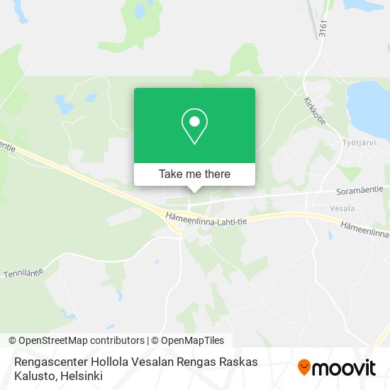 Rengascenter Hollola Vesalan Rengas Raskas Kalusto map