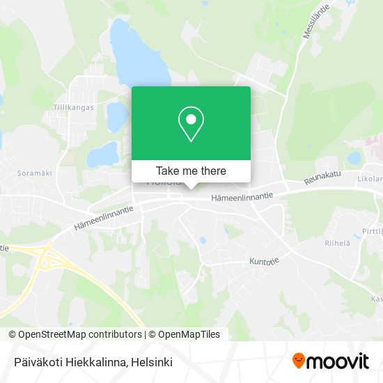 Päiväkoti Hiekkalinna map