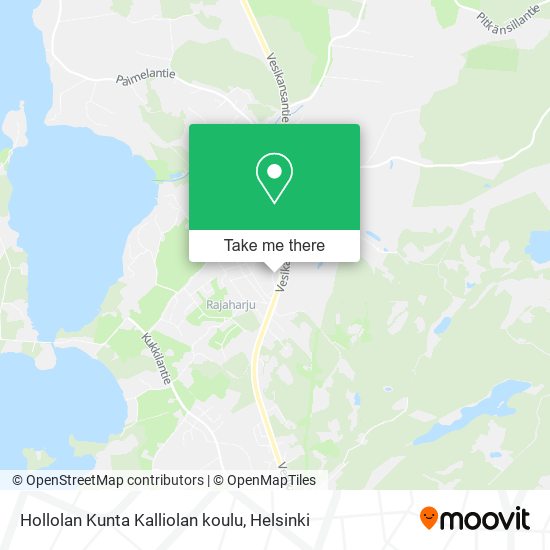 Hollolan Kunta Kalliolan koulu map