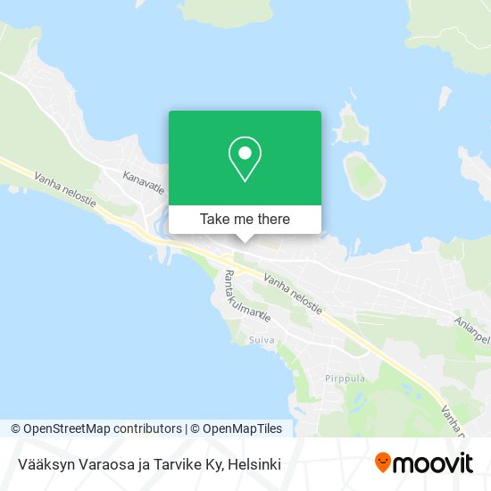 Vääksyn Varaosa ja Tarvike Ky map