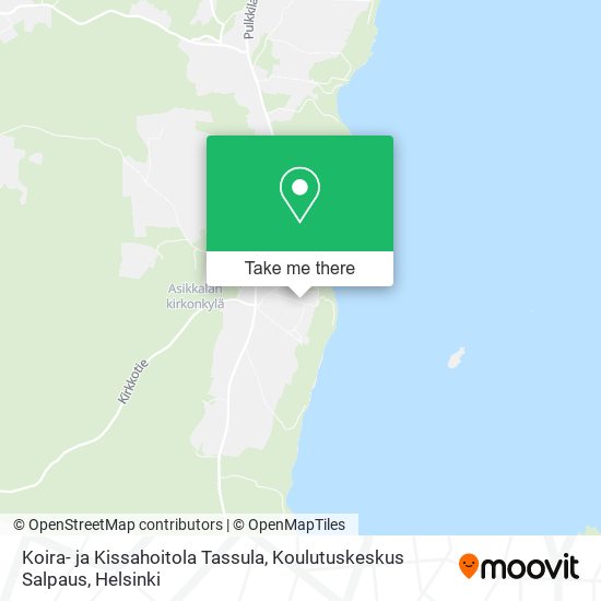 Koira- ja Kissahoitola Tassula, Koulutuskeskus Salpaus map