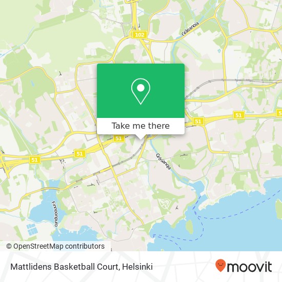 Mattlidens Basketball Court map