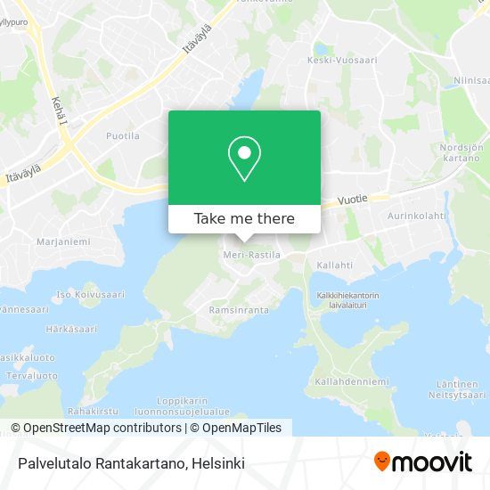 Palvelutalo Rantakartano map