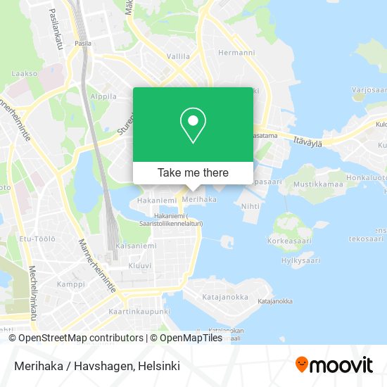 Merihaka / Havshagen map