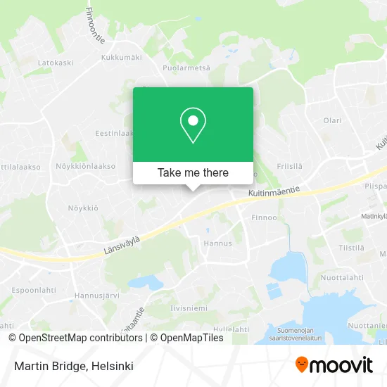 Martin Bridge map