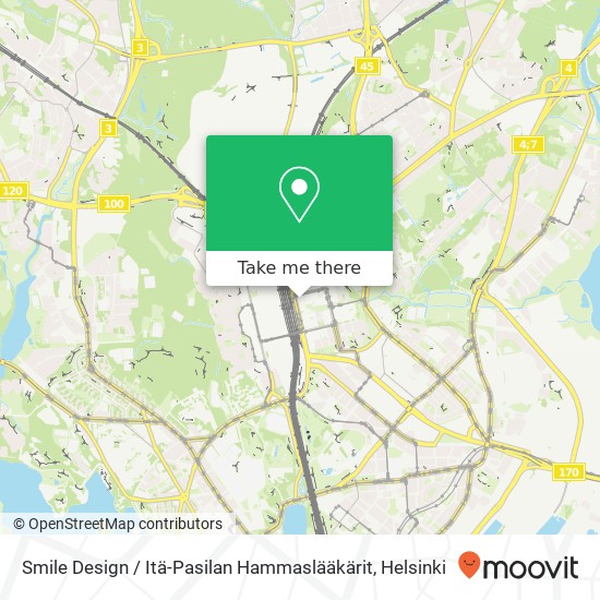 Smile Design / Itä-Pasilan Hammaslääkärit map