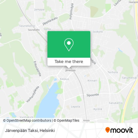 Järvenpään Taksi map