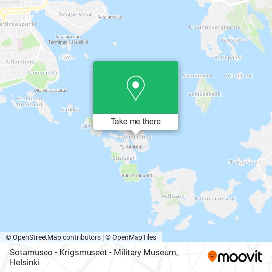 Sotamuseo - Krigsmuseet - Military Museum map