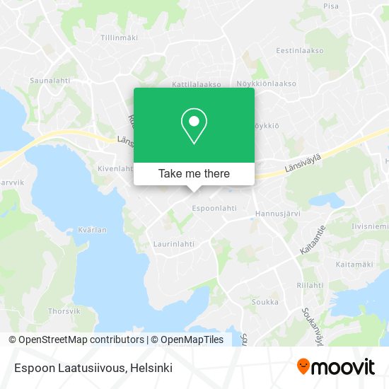 Espoon Laatusiivous map