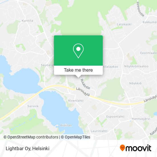 Lightbar Oy map