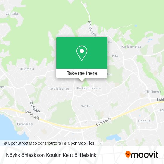 Nöykkiönlaakson Koulun Keittiö map