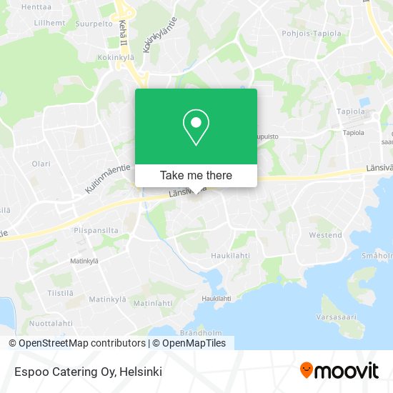 Espoo Catering Oy map