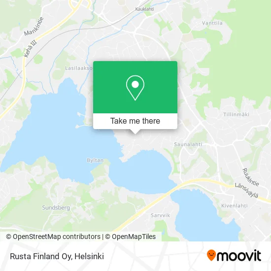 Rusta Finland Ltd map