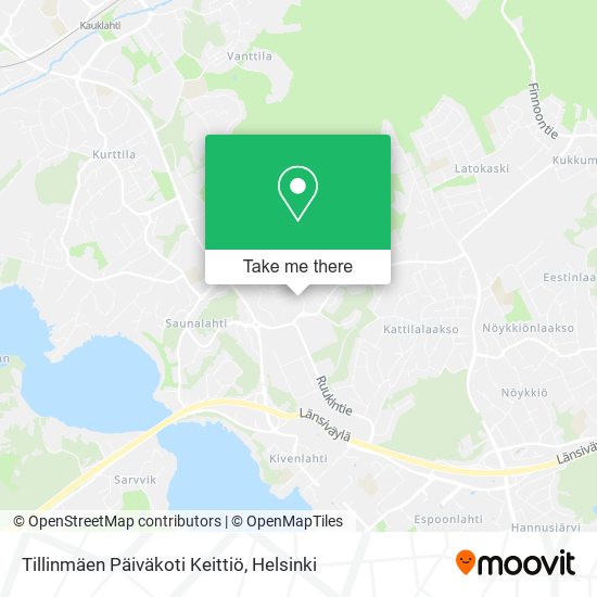 Tillinmäen Päiväkoti Keittiö map