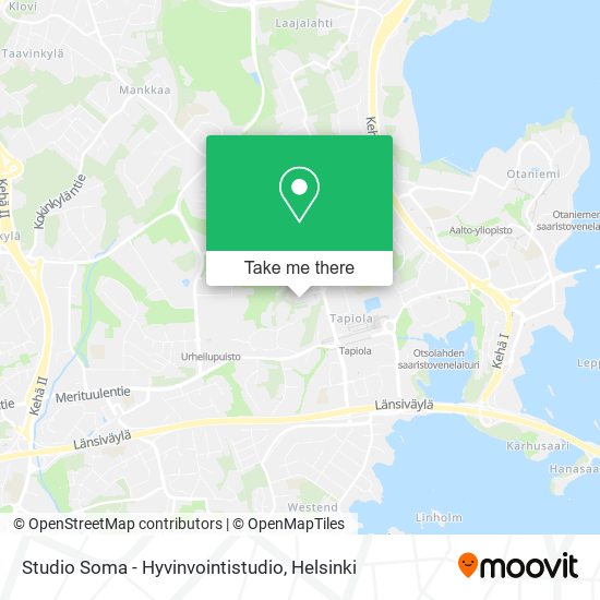Studio Soma - Hyvinvointistudio map