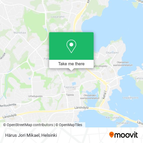 Härus Jori Mikael map