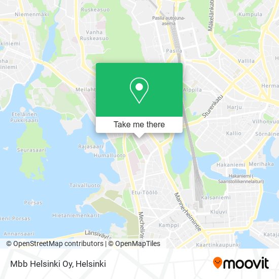 Mbb Helsinki Oy map