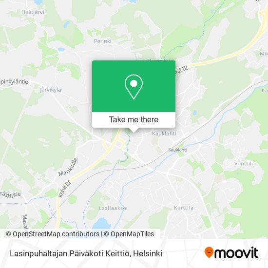 Lasinpuhaltajan Päiväkoti Keittiö map