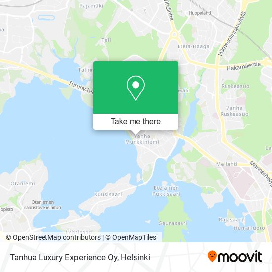 Tanhua Luxury Experience Oy map