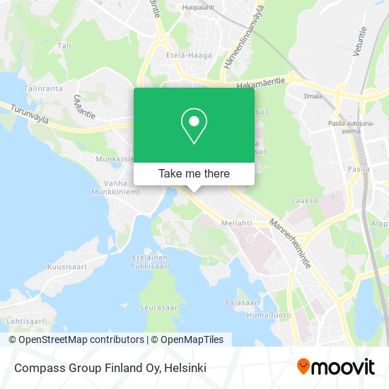 Compass Group Finland Oy map