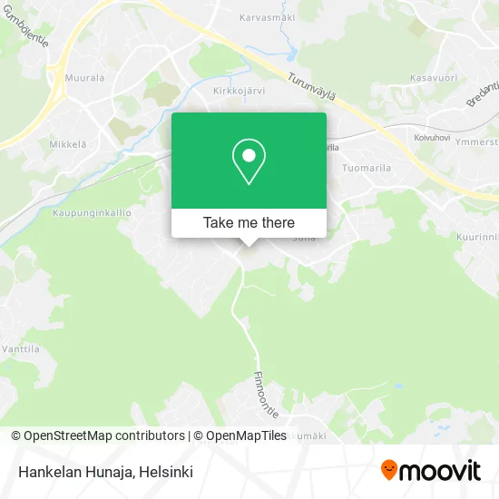 Hankelan Hunaja map