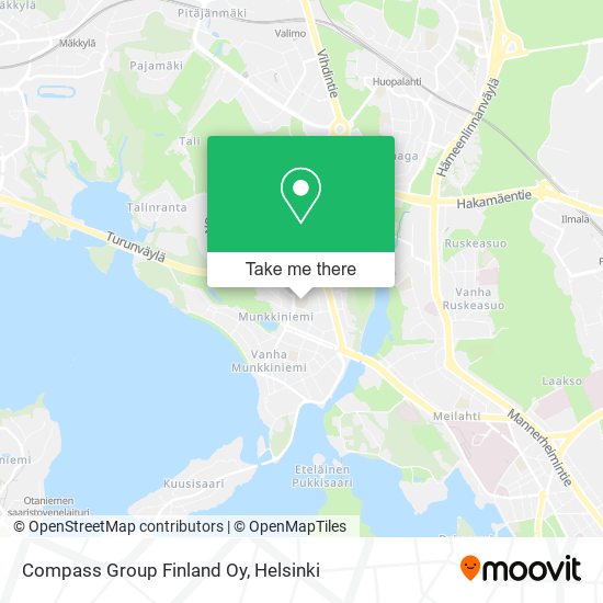 Compass Group Finland Oy map