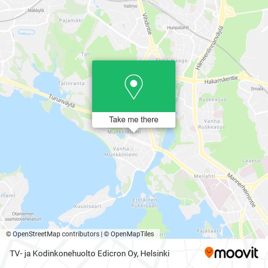 TV- ja Kodinkonehuolto Edicron Oy map