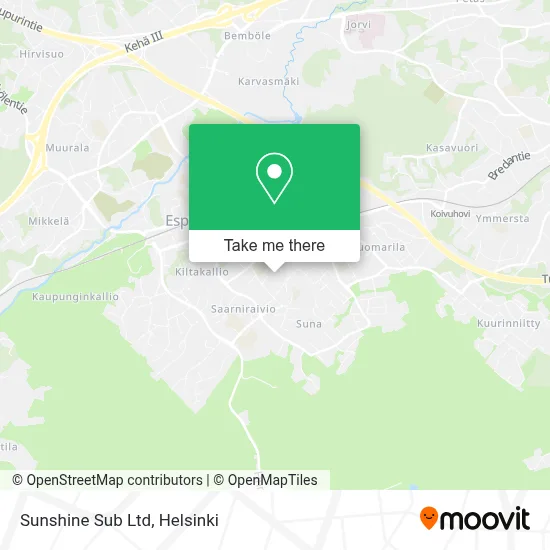 Sunshine Sub Ltd map