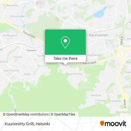 Kuurinniitty Grill map