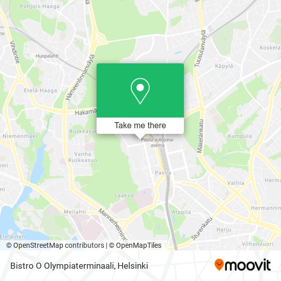 Bistro O Olympiaterminaali map