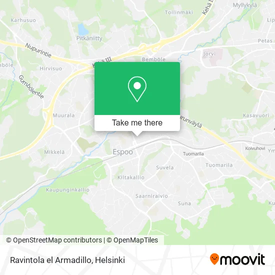 El Armadillo Restaurant map