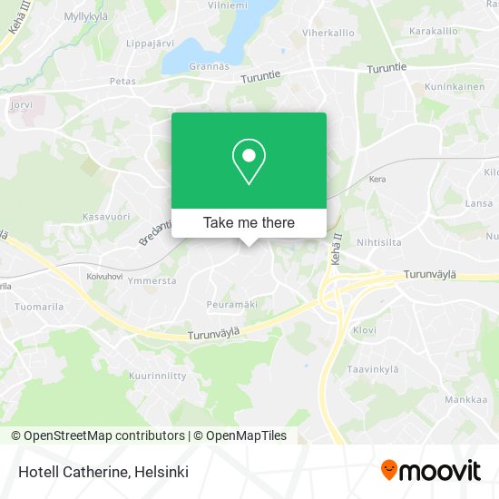 Hotell Catherine map