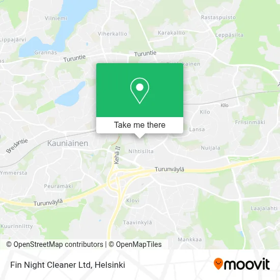 Fin Night Cleaner Ltd map