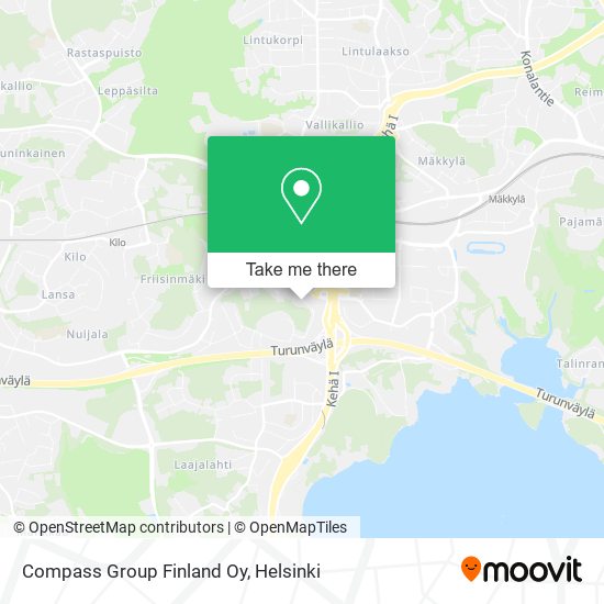 Compass Group Finland Oy map