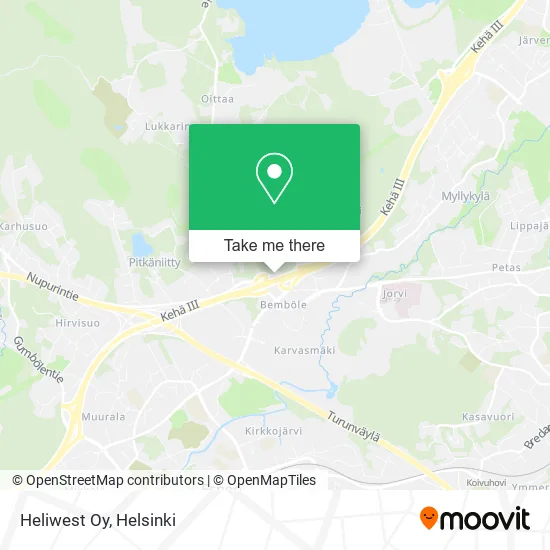Heliwest Oy map