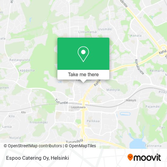 Espoo Catering Oy map