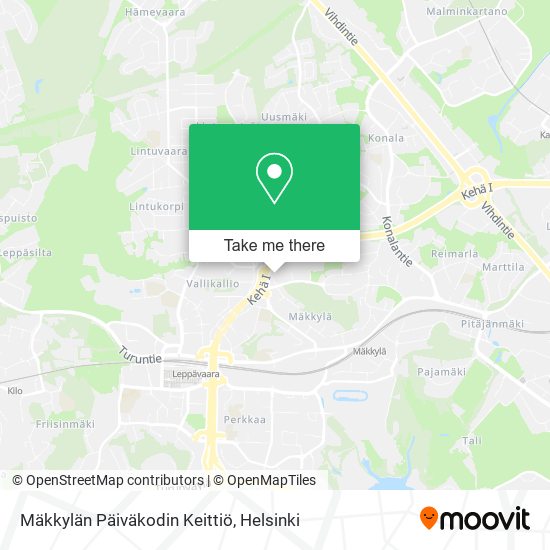 Mäkkylän Päiväkodin Keittiö map