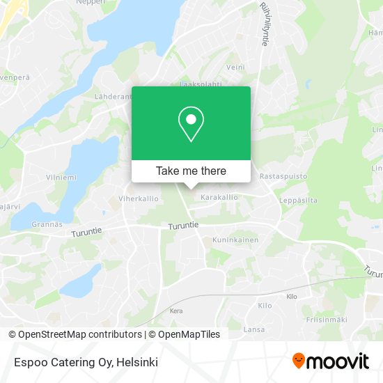 Espoo Catering Oy map