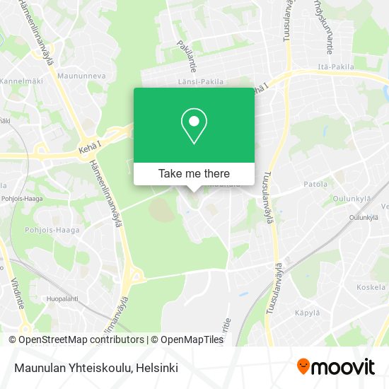 Maunulan Yhteiskoulu map