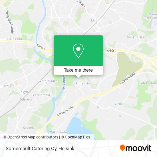 Somersault Catering Oy map