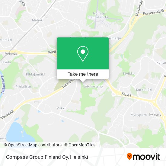 Compass Group Finland Oy map